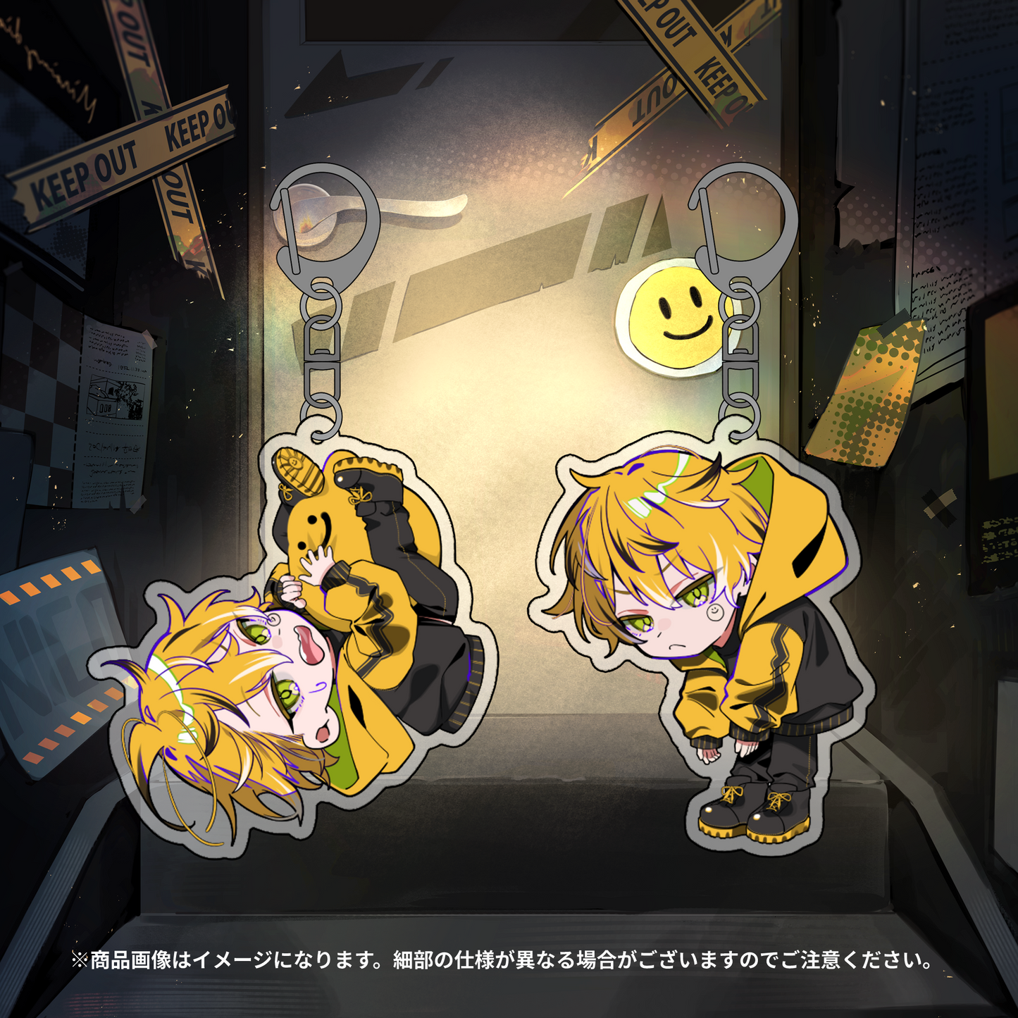 【戯れ】アクリルキーホルダー